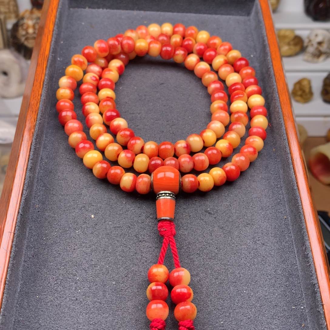 驼骨手串/手链天天都在盘  