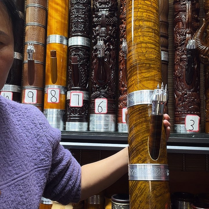 香榧木木雕款金丝楠木