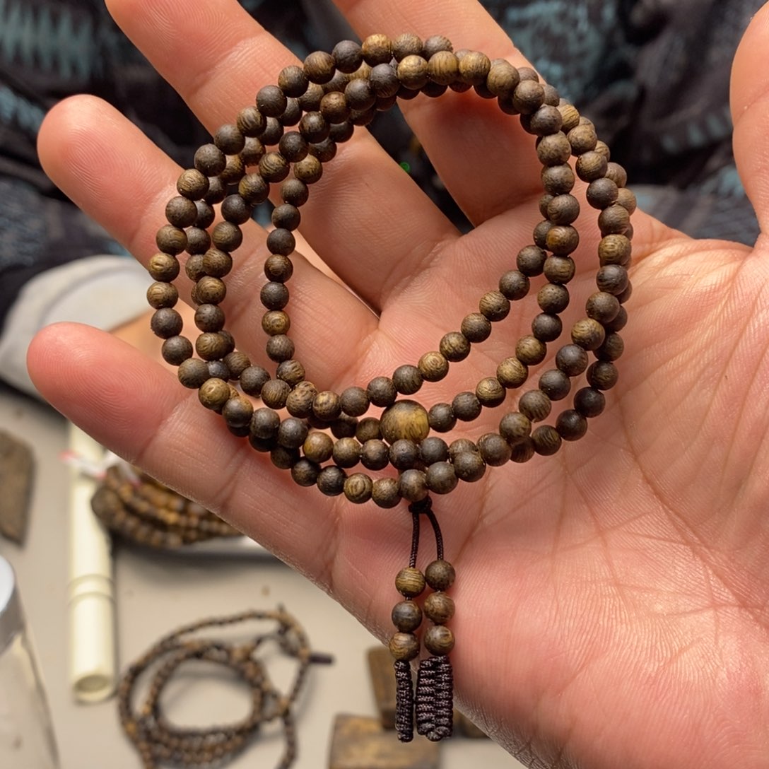 沉香手串圆珠04多圈多样性发一