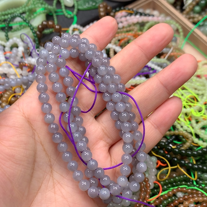 和田玉未镶嵌手链51