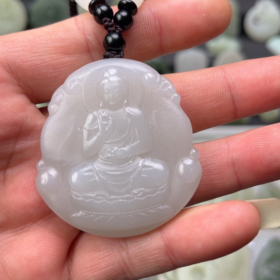 和田玉颈饰未镶嵌子**5