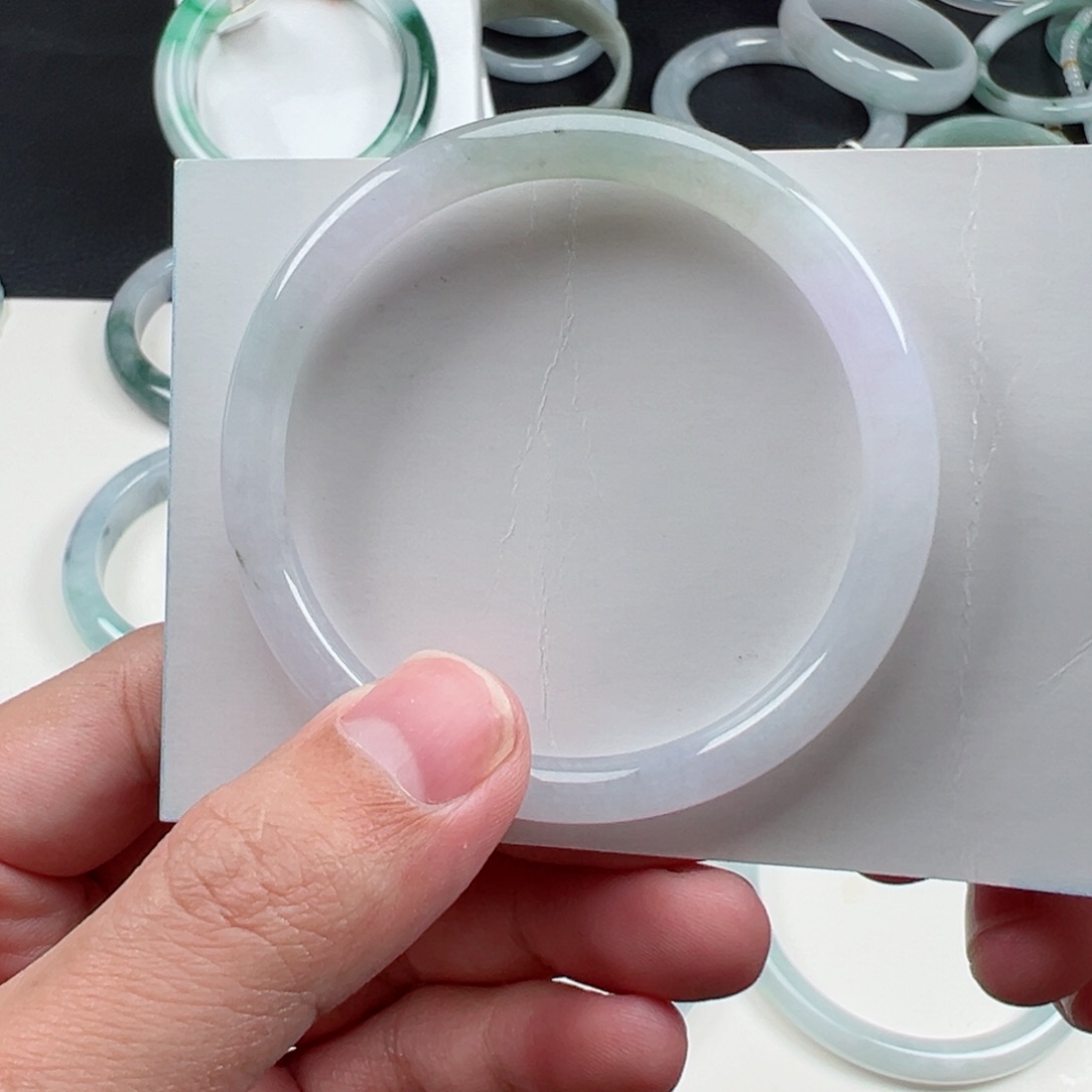 未镶嵌手镯翡翠52.6*6.3*6.4