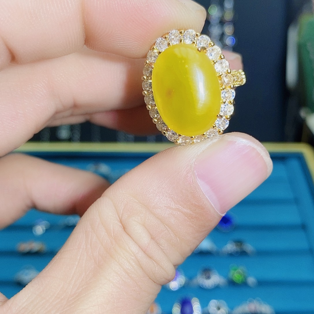 紫晶珠宝半成品银S925镶嵌