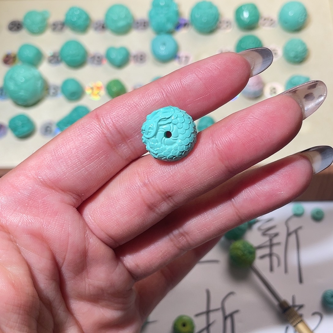 手工雕刻配饰配珠卡14+