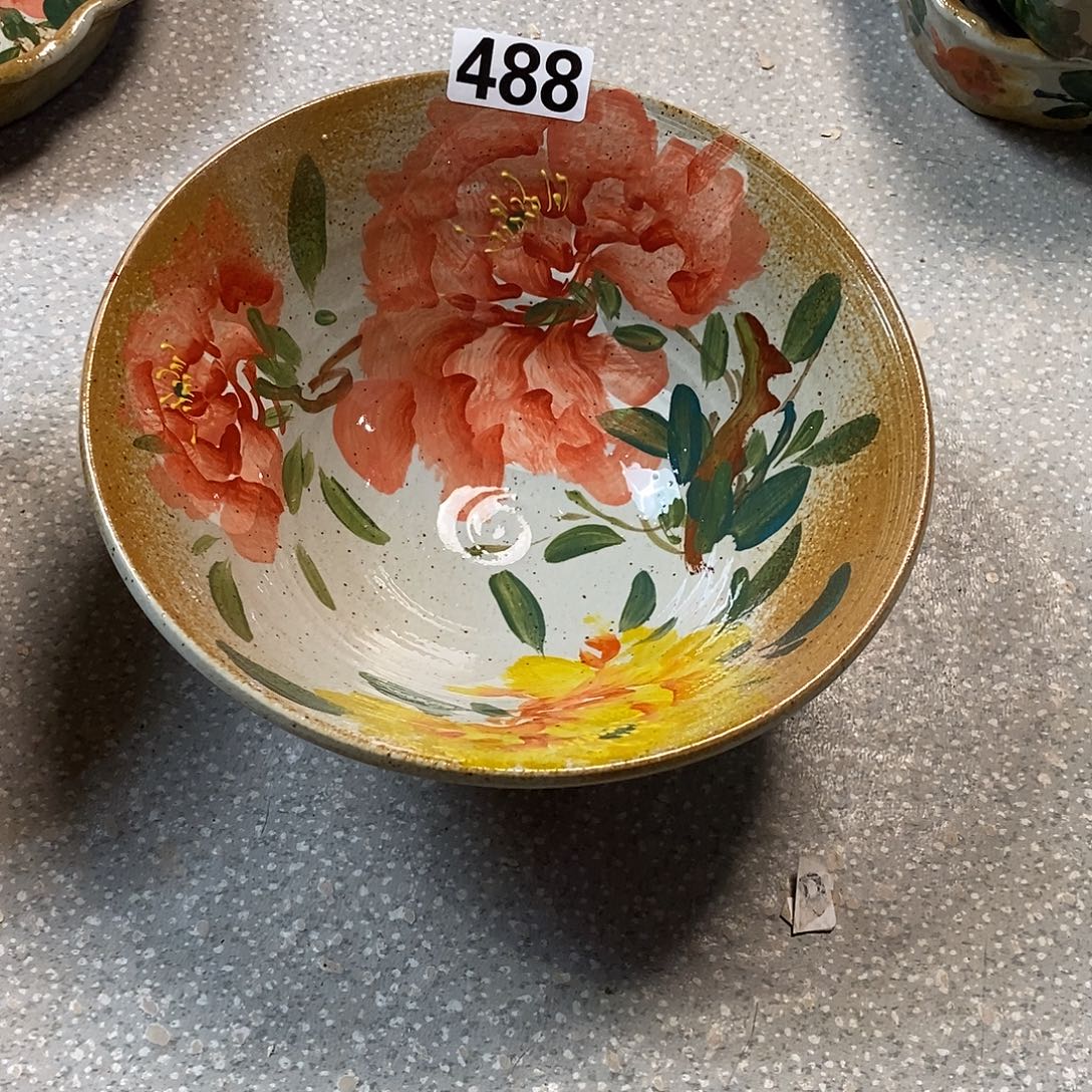 碗488 手工制作，放漏