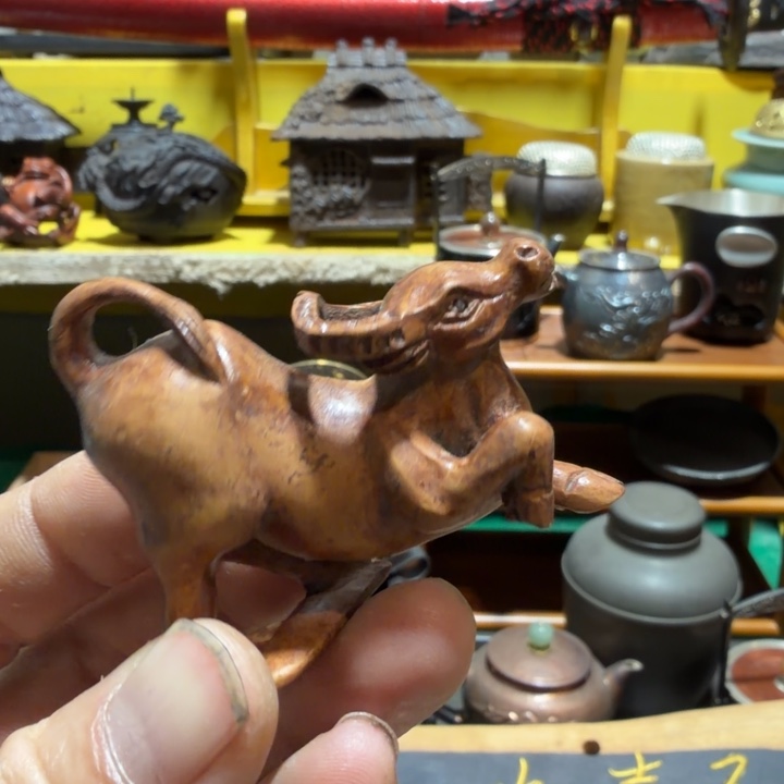木中古工艺品，摆件