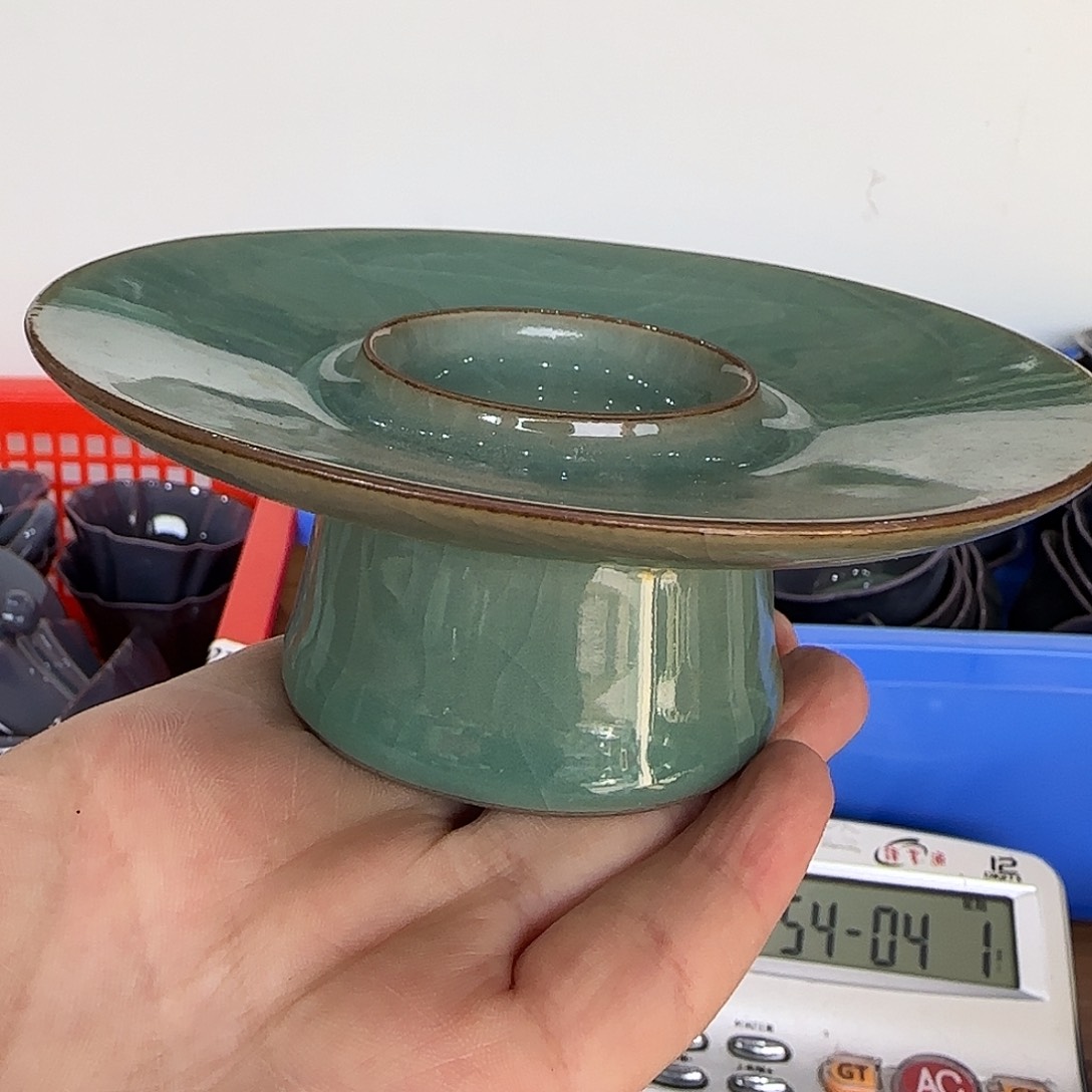 龙泉敬悦青瓷品茗杯微瑕