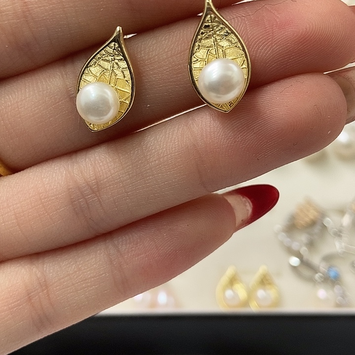 淡水珍珠珍珠耳钉未镶嵌