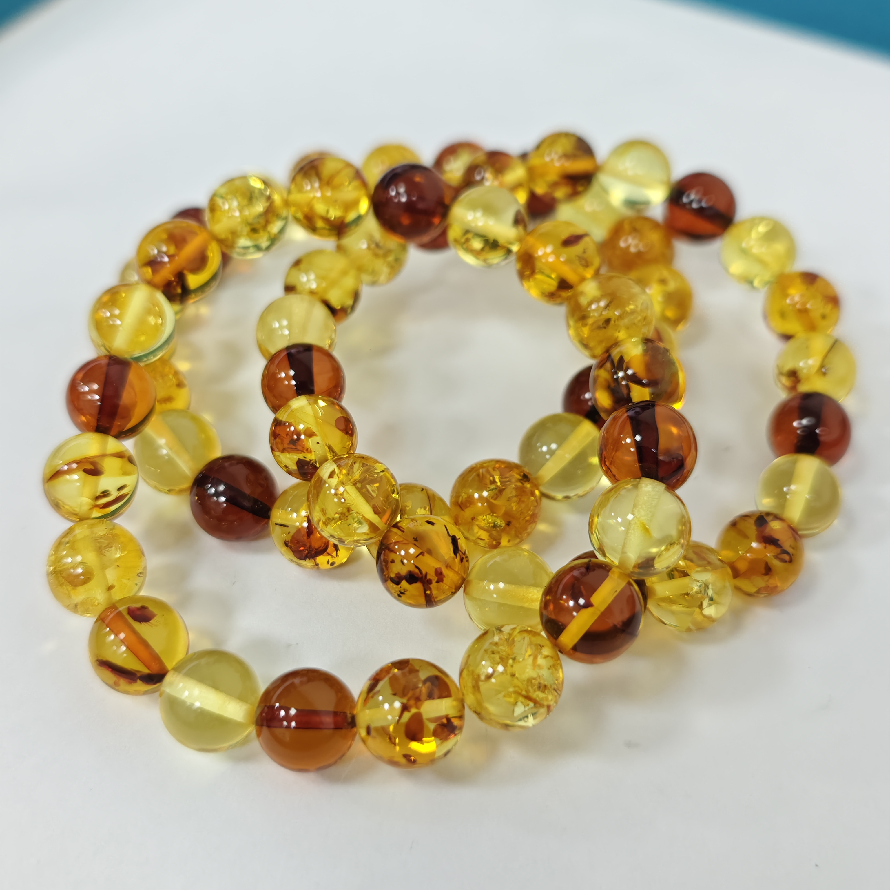 ［书记甄选］原创琥珀单圈手链 多样性发一件 约9mm 3381LF