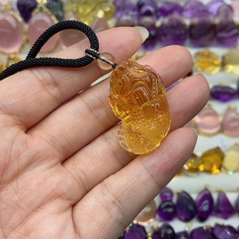 【闪购商品】水晶水晶吊坠未镶嵌锦****