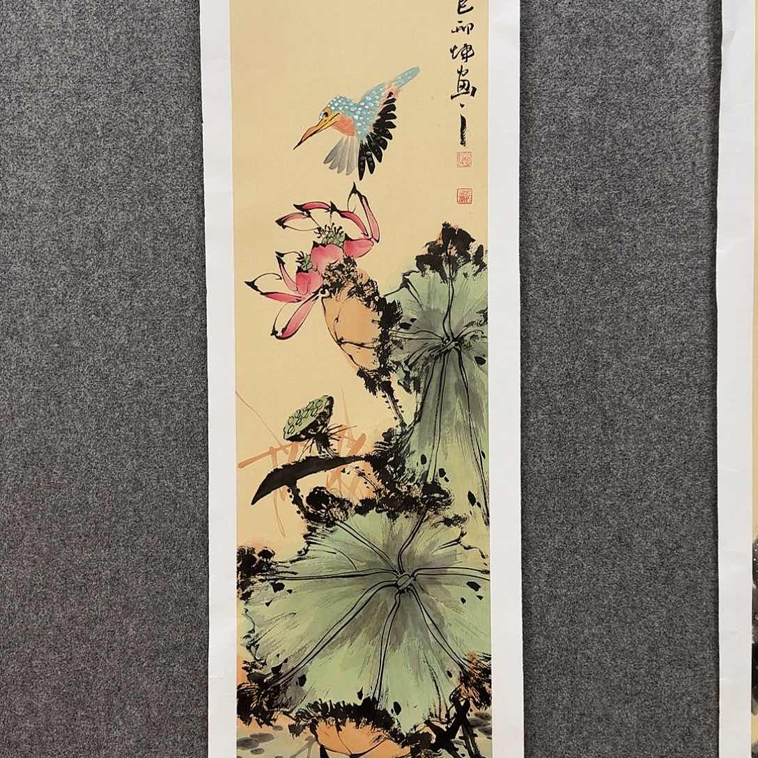 国画邢坤老师手绘作品