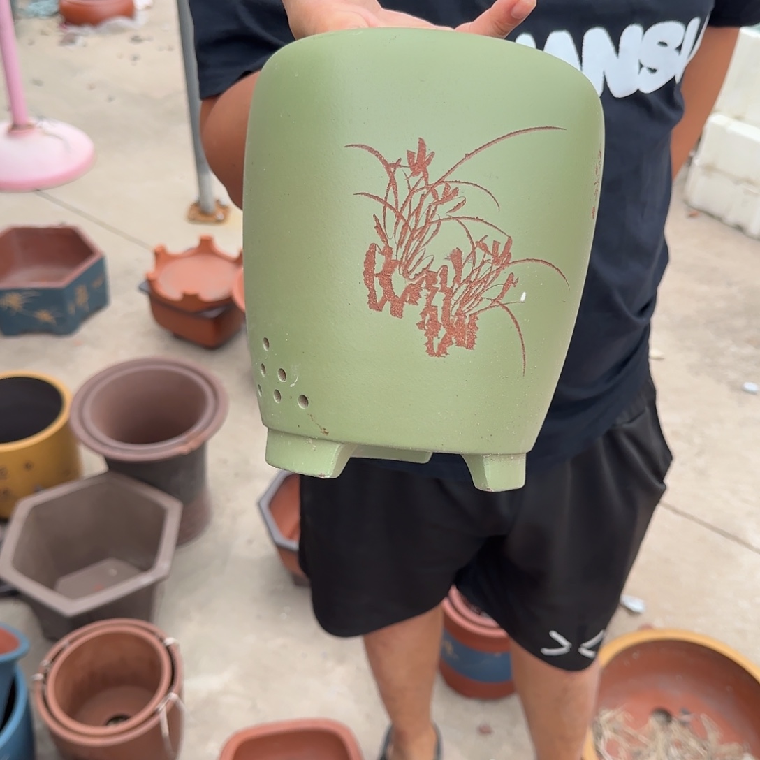 紫砂花盆口径15.20口径