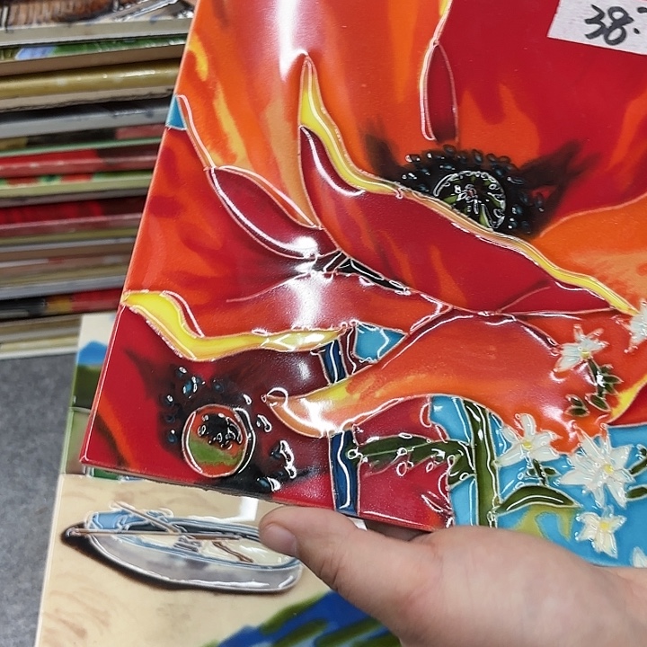 陶瓷板画20/20单瓷片微瑕