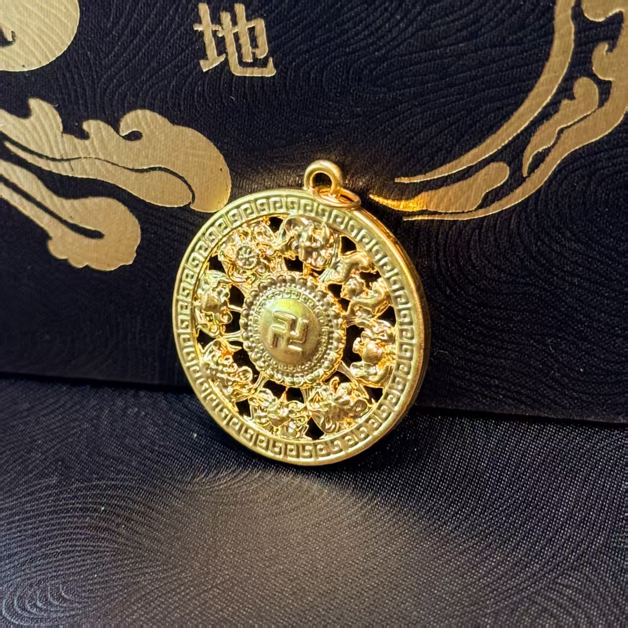 金满地足金999 八宝盘 添金纳福