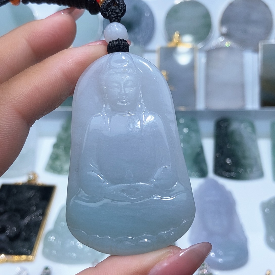 翡翠吊坠(不含链)未镶嵌缅甸