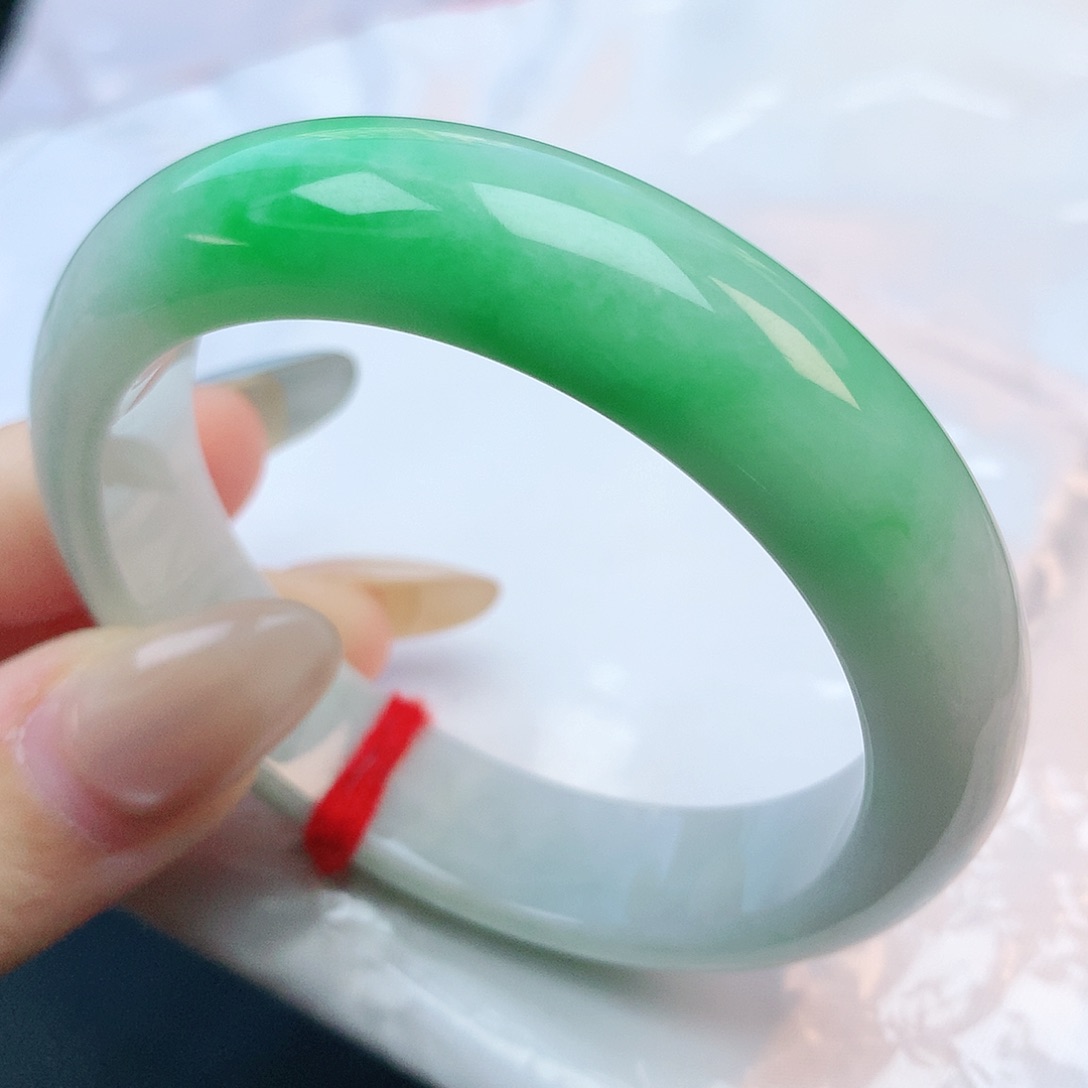 未镶嵌手镯翡翠51圈口882506