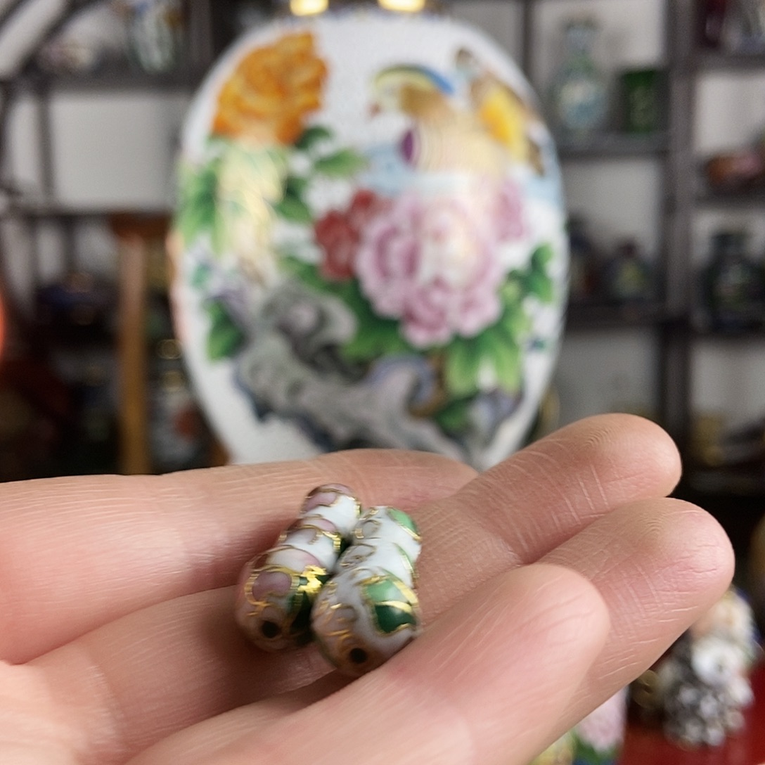 荣***誉铜景泰蓝葫芦两个