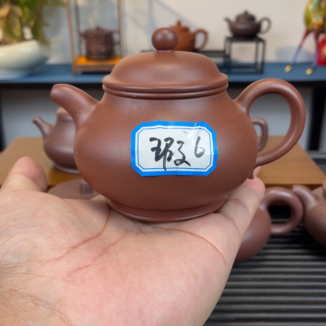 紫砂茶壶紫泥潘壶200cc
