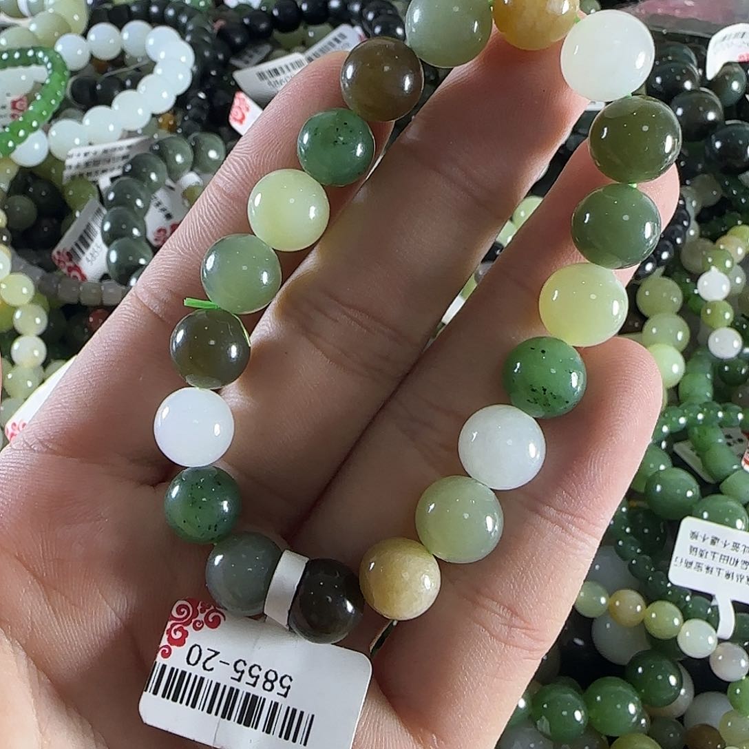 和田玉手链未镶嵌113