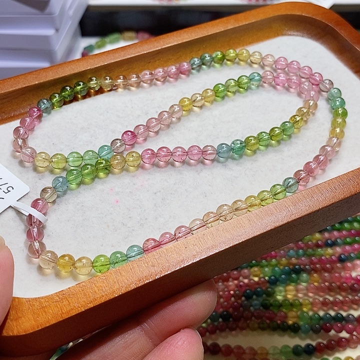 碧玺手链未镶嵌碧玺手串5,6