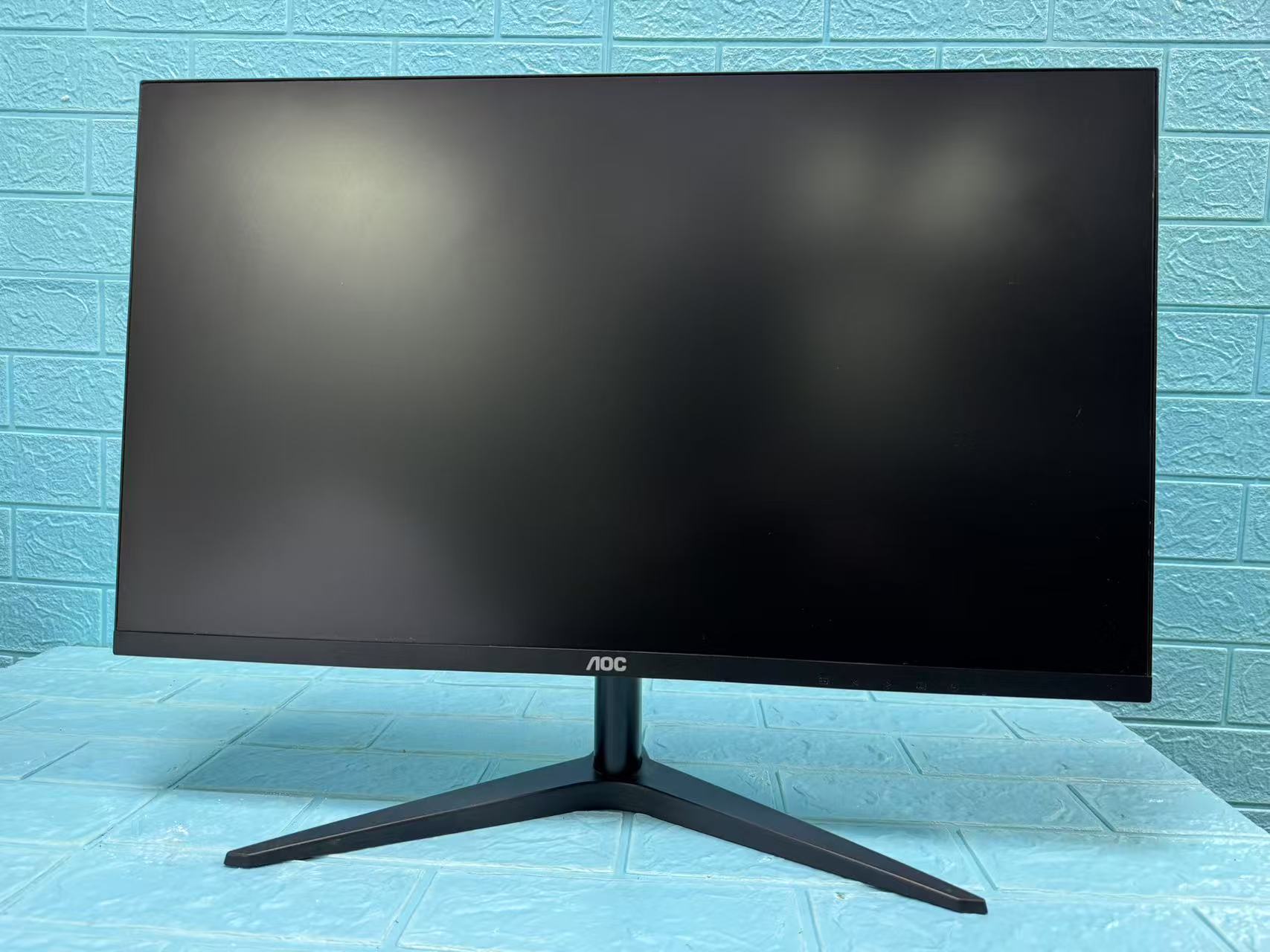 9新 AOC 27B1 27寸1K 60HZ办公直面高清HDMI显示器