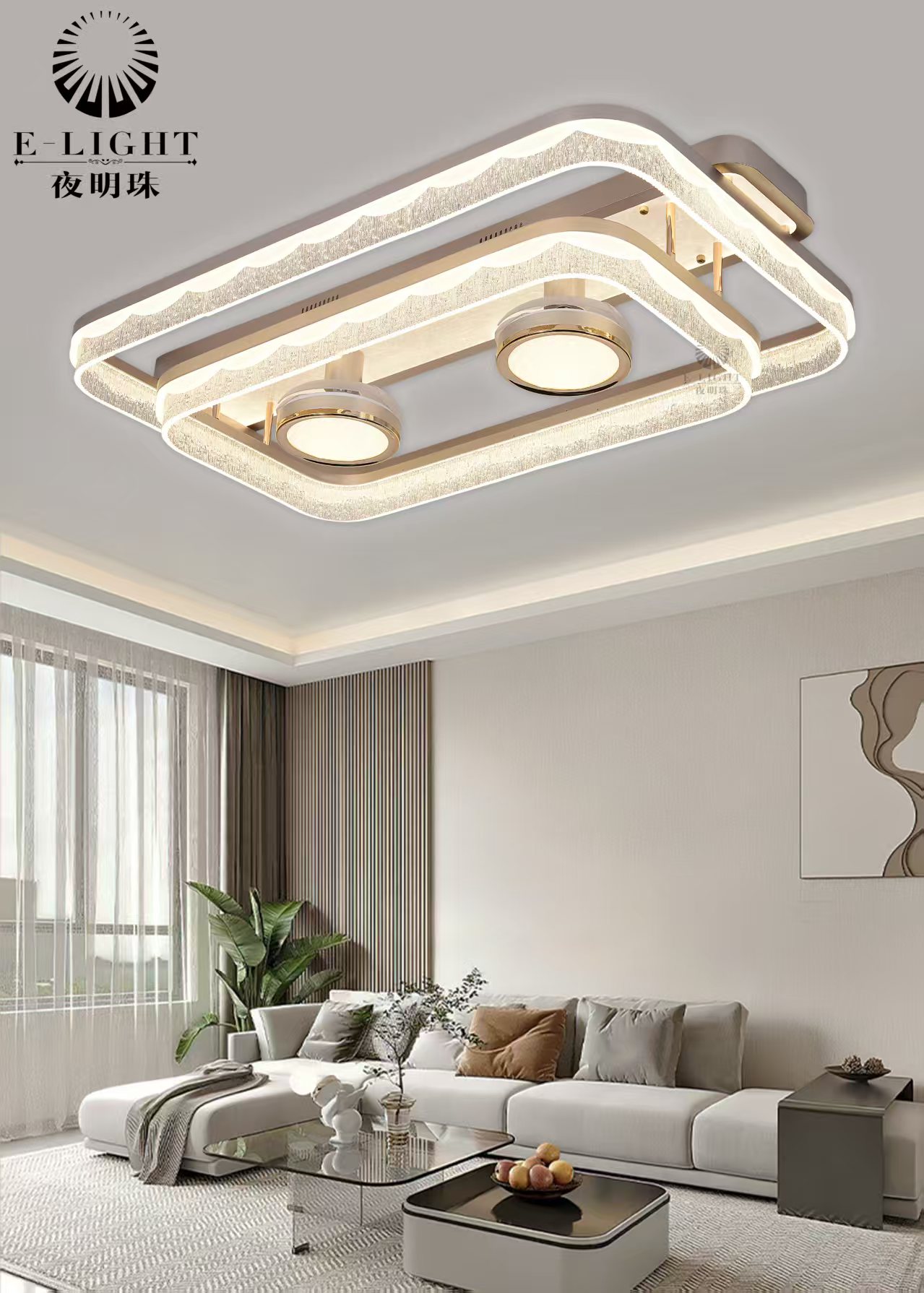 新款高档客厅灯风扇灯简约时尚led卧室餐厅全屋大气风扇灯