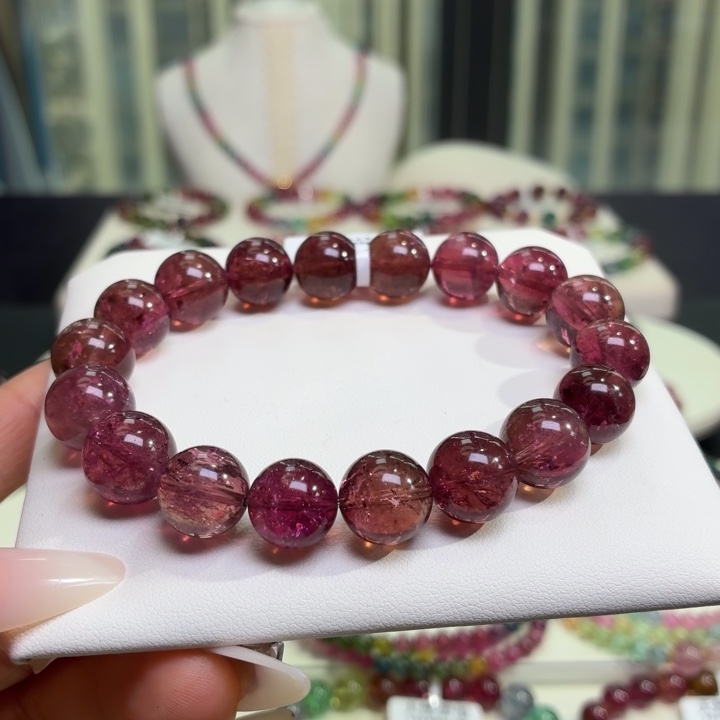 未镶嵌手链碧玺天然碧玺11+