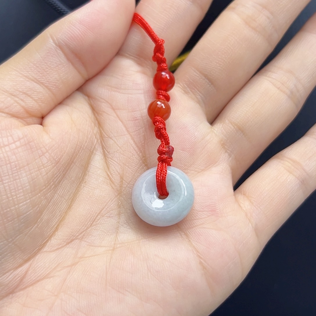 翡翠未镶嵌颈饰天然