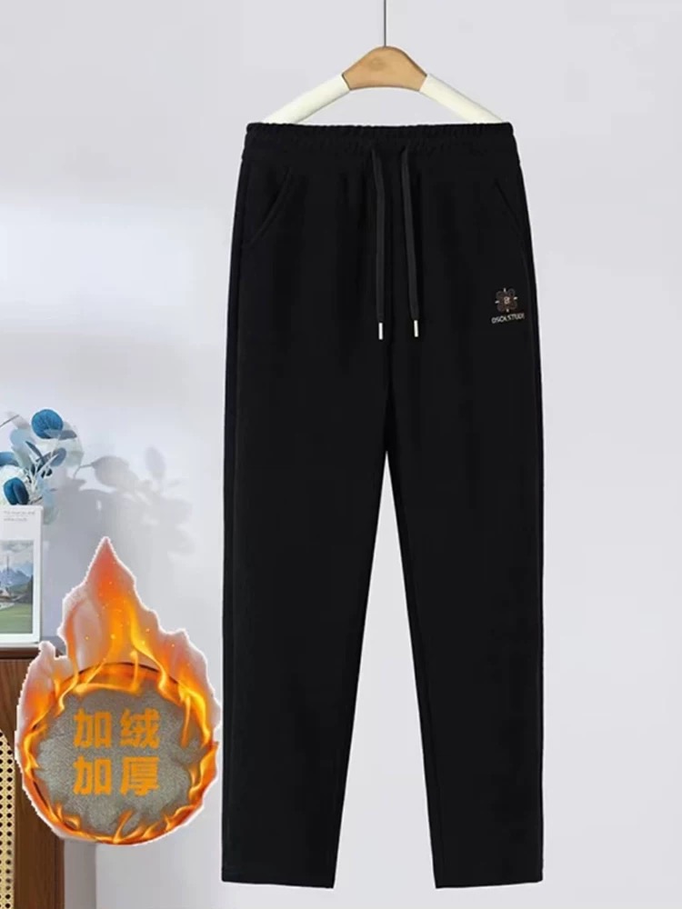 【金标专柜】2025秋冬加绒加厚洋气时尚减龄百搭哈伦休闲裤 808