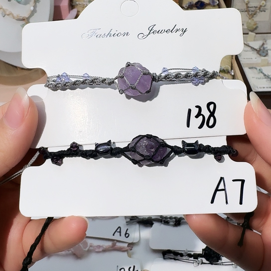 石英石纯铜138 A7手链（主石圆润）