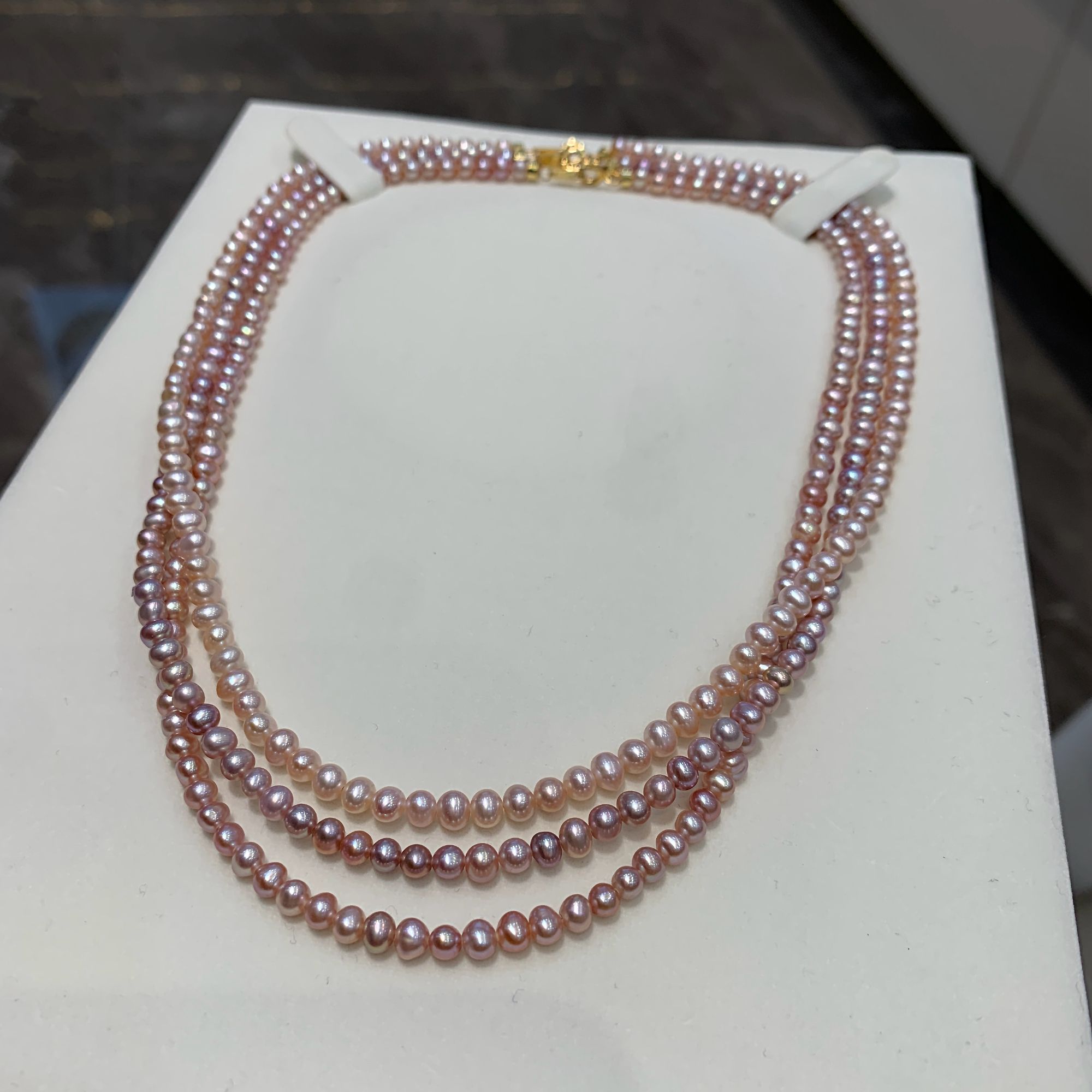 【曼塔】天然色淡水keshi/超炫珍珠项链（多样性发一）