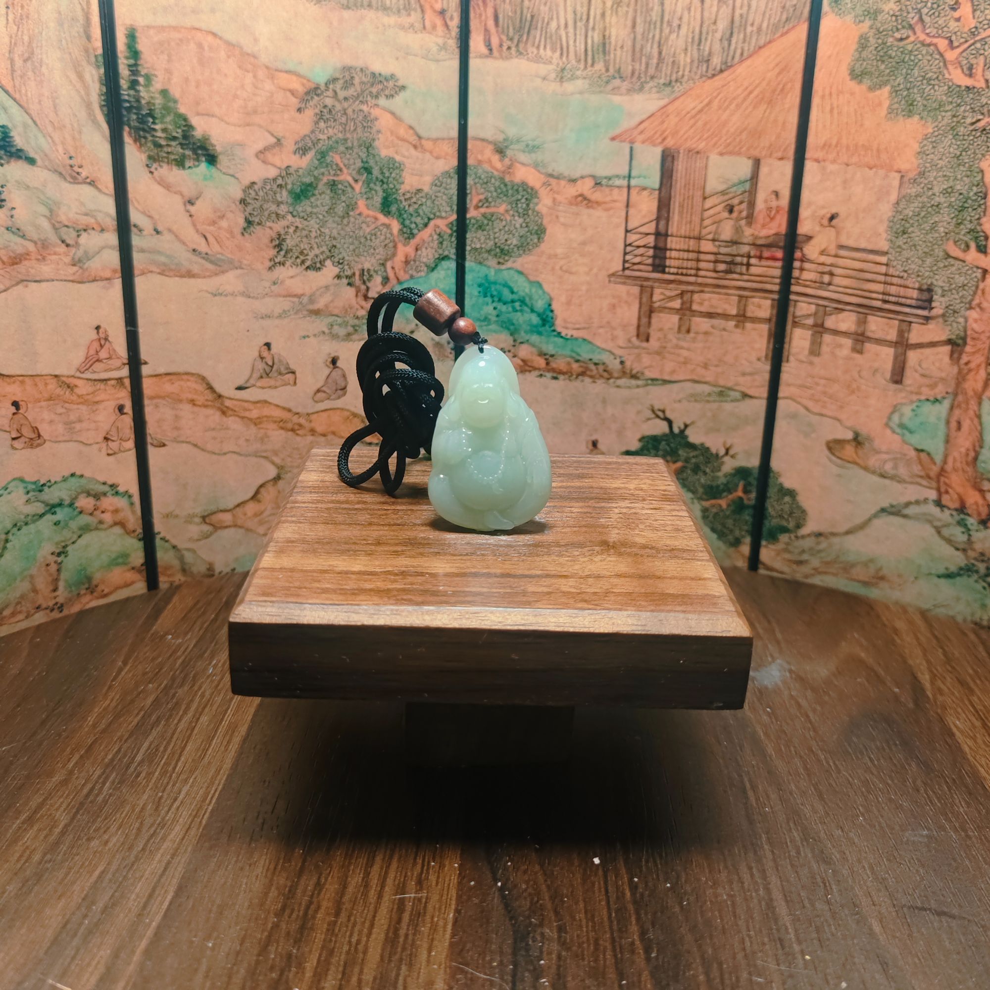 V和田玉佛公吊坠0038