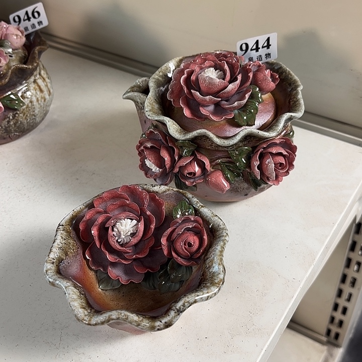 安****山泉造物手工制作柴烧844一套