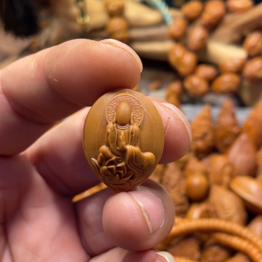 橄榄核手串/手链浮雕无相259