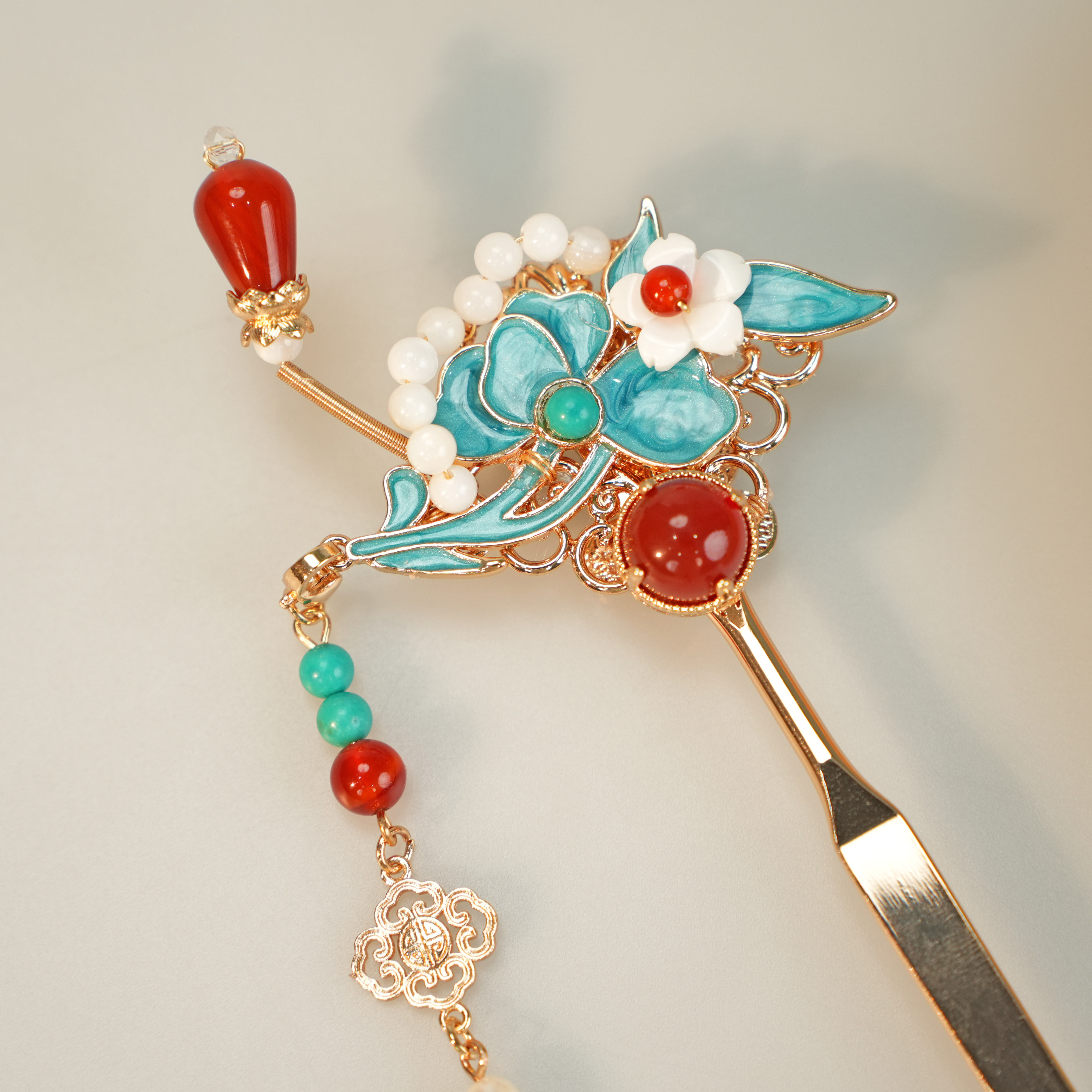 古悦倾城【苏苏发簪】古风长流苏发簪中国风汉服配饰中式古典发饰