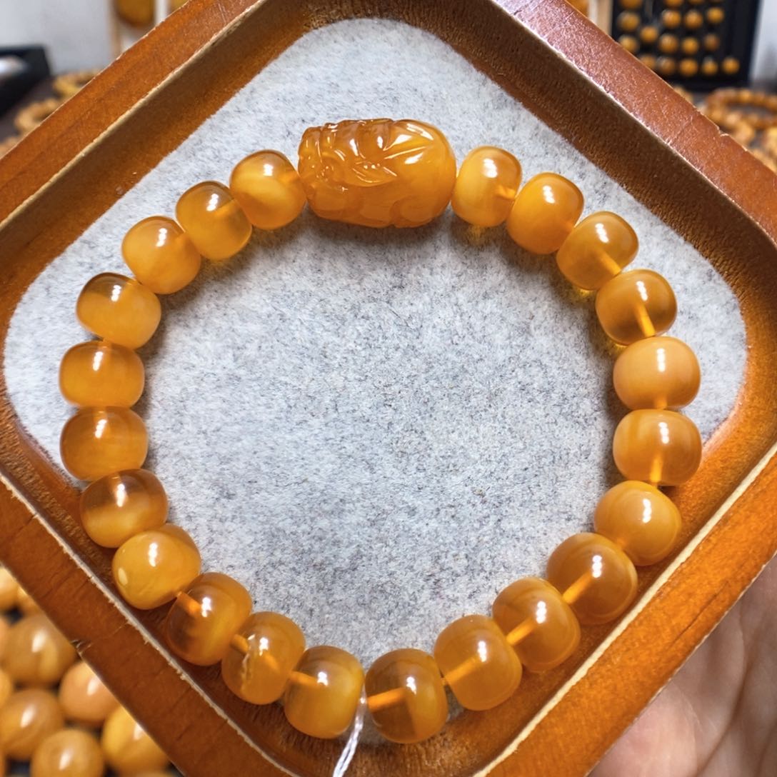 蜜蜡手链未镶嵌蜜蜡