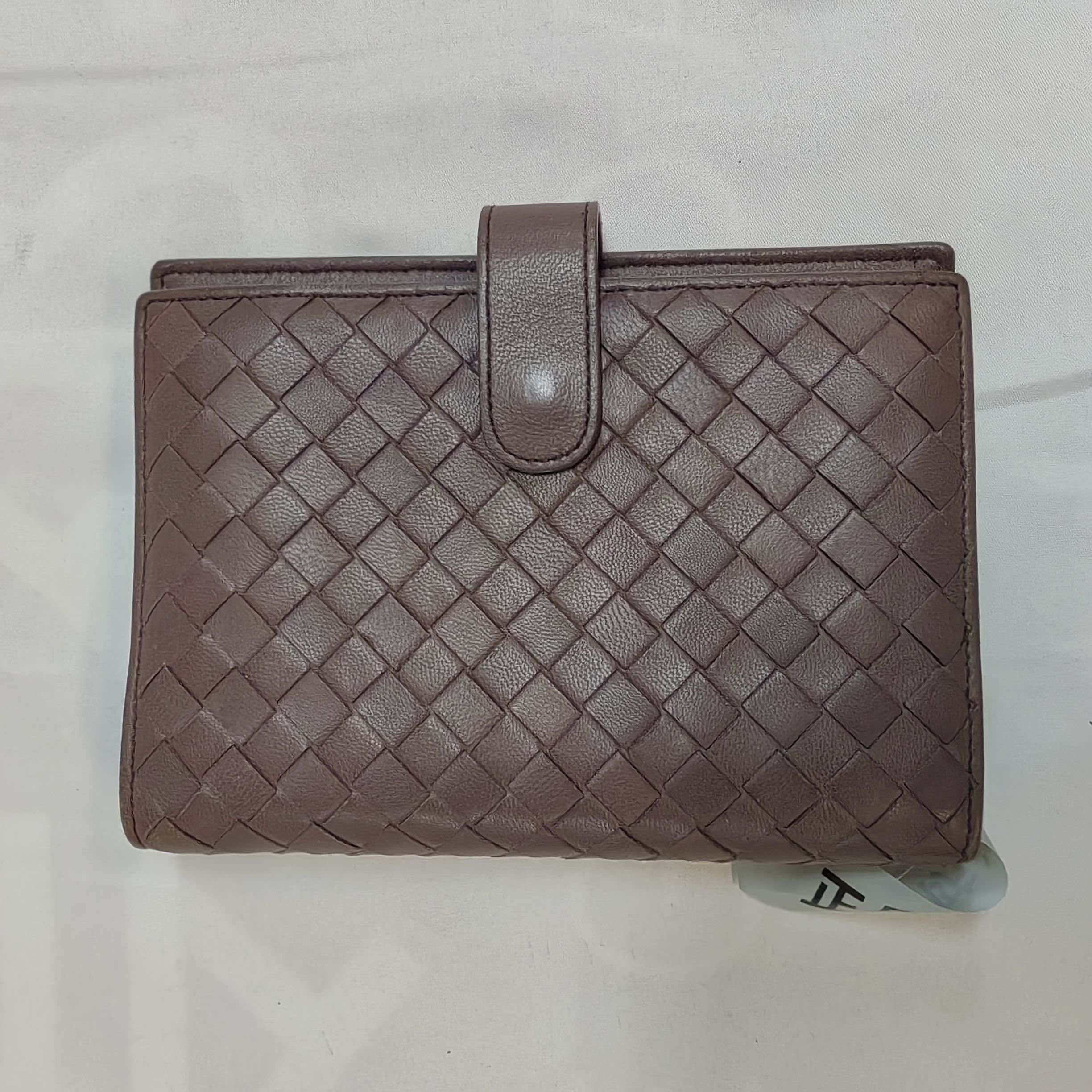 99新 BOTTEGA VENETA/葆蝶家 19-10深粉色钱包