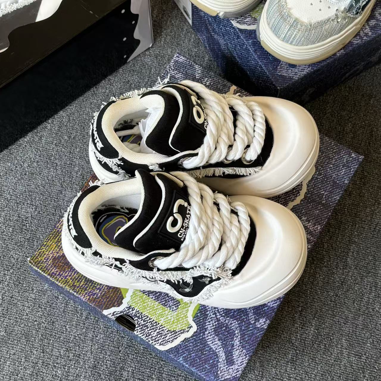 cn家大头鞋在售原鞋盒可送人