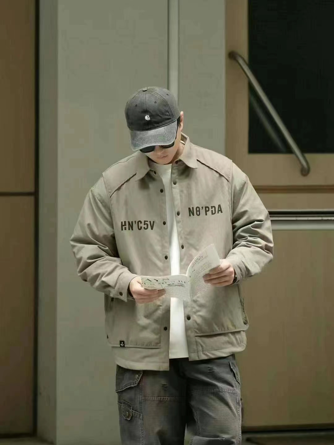 男同志时尚百搭休闲外套内搭孤品过款