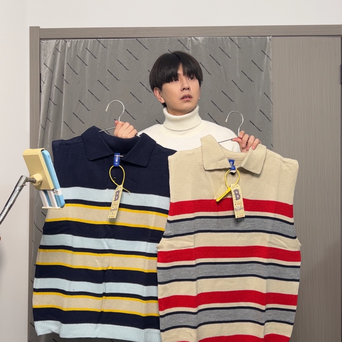 潮流时尚马甲毛衣l码