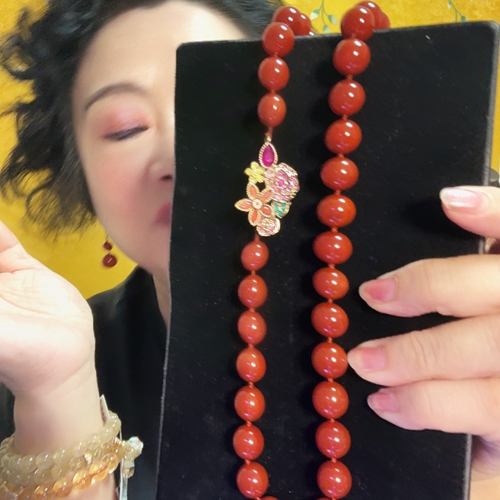 玛瑙/玉髓未镶嵌颈饰