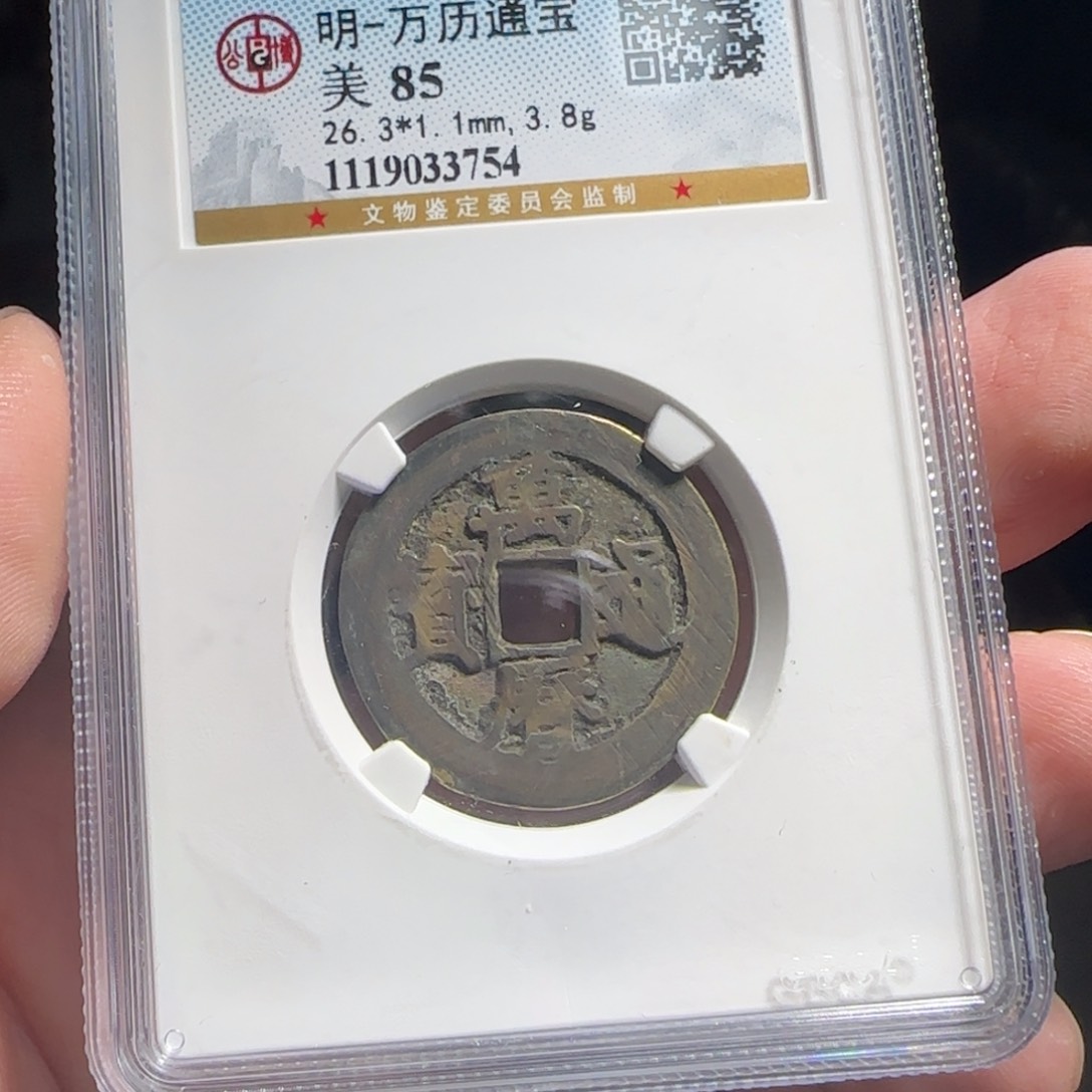 金属XX评级封装盒子币一个