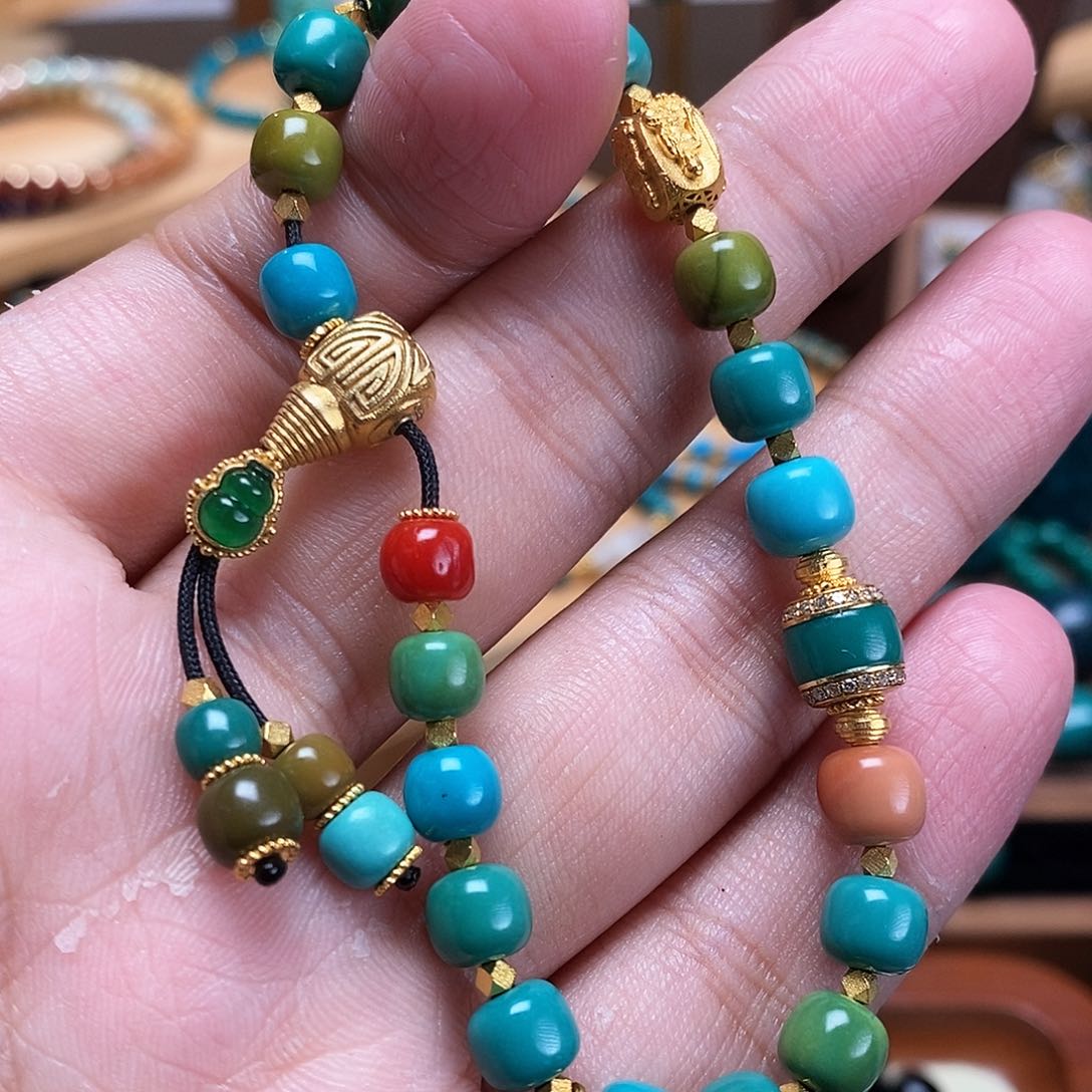 绿松石珠宝奇石未镶嵌