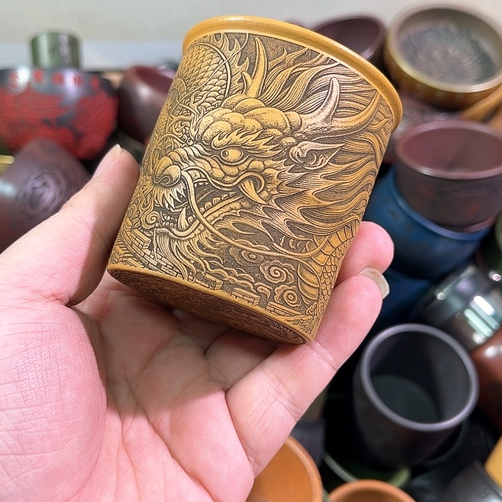 茶杯紫砂全手工紫砂主人杯