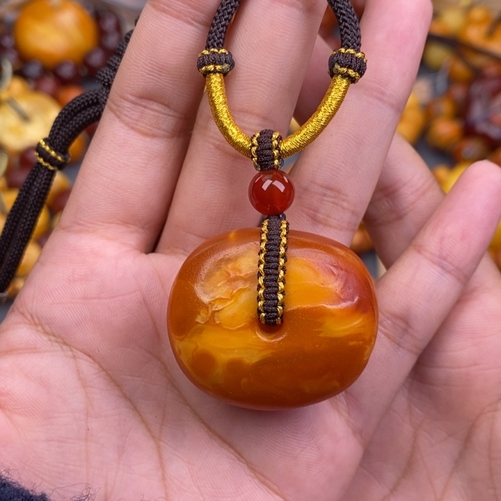 蜜蜡未镶嵌裸石蜜蜡L