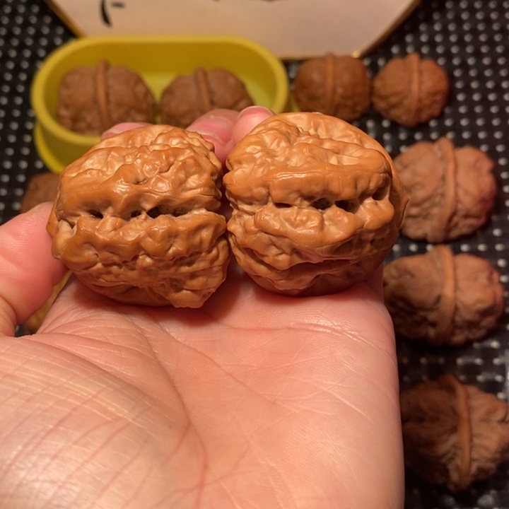 把件文玩核桃四深开大腿大疙瘩包三角蛙王