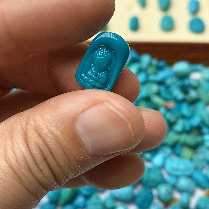 绿松石珠宝奇石未镶嵌