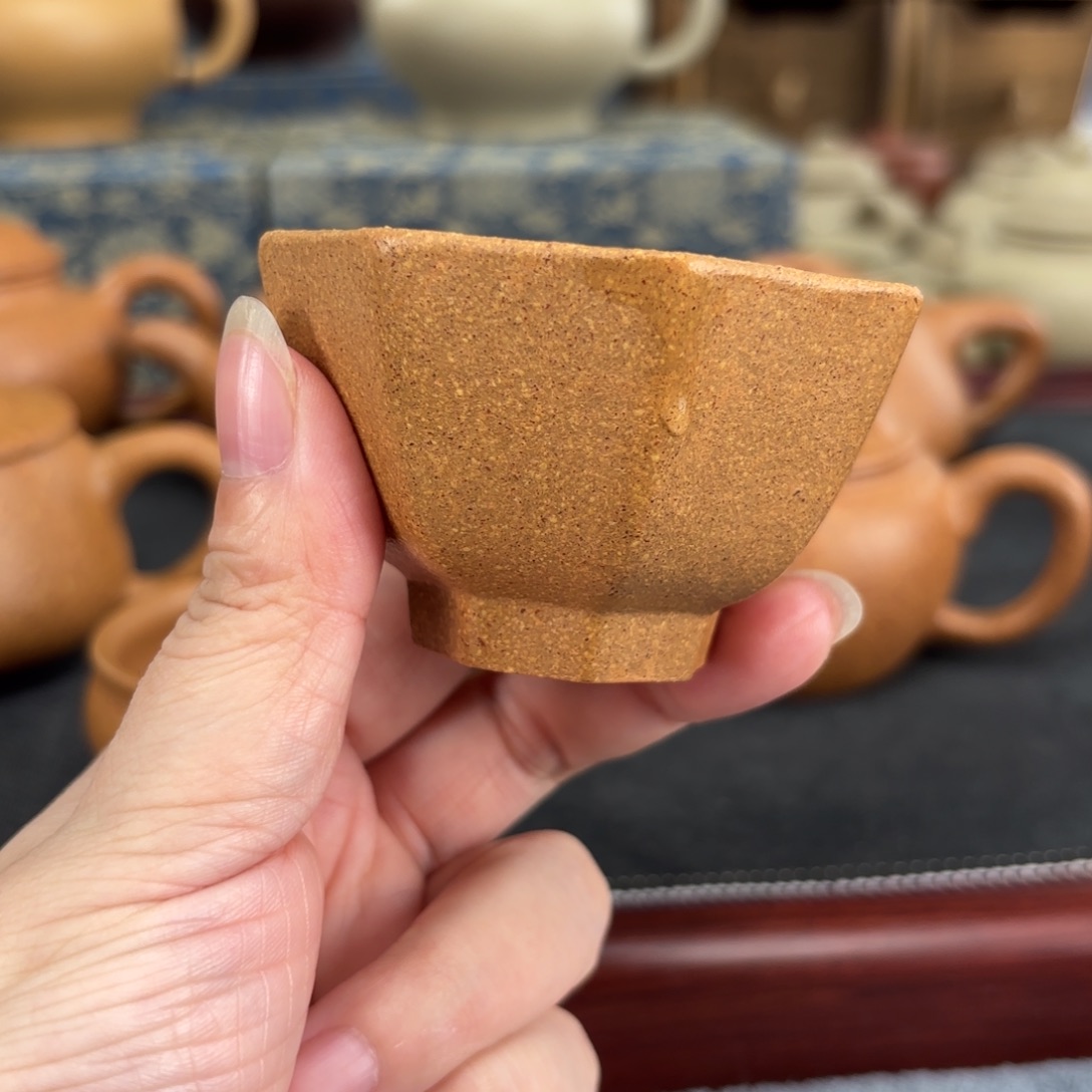 e***麟紫砂茶壶八方杯黄金段