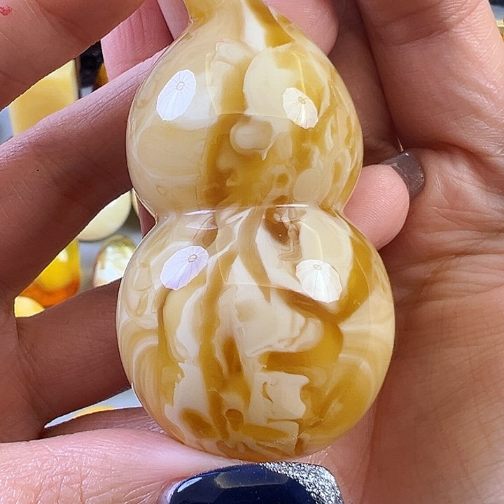 蜜蜡颈饰未镶嵌嗯*蜜蜡