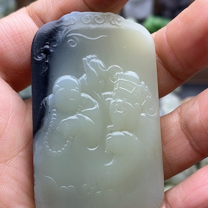 颈饰未镶嵌和田玉（糖玉）无**生
